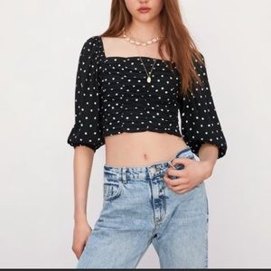 Zara off the shoulder top